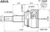 ASVA TY-910A48 Joint Kit, drive shaft